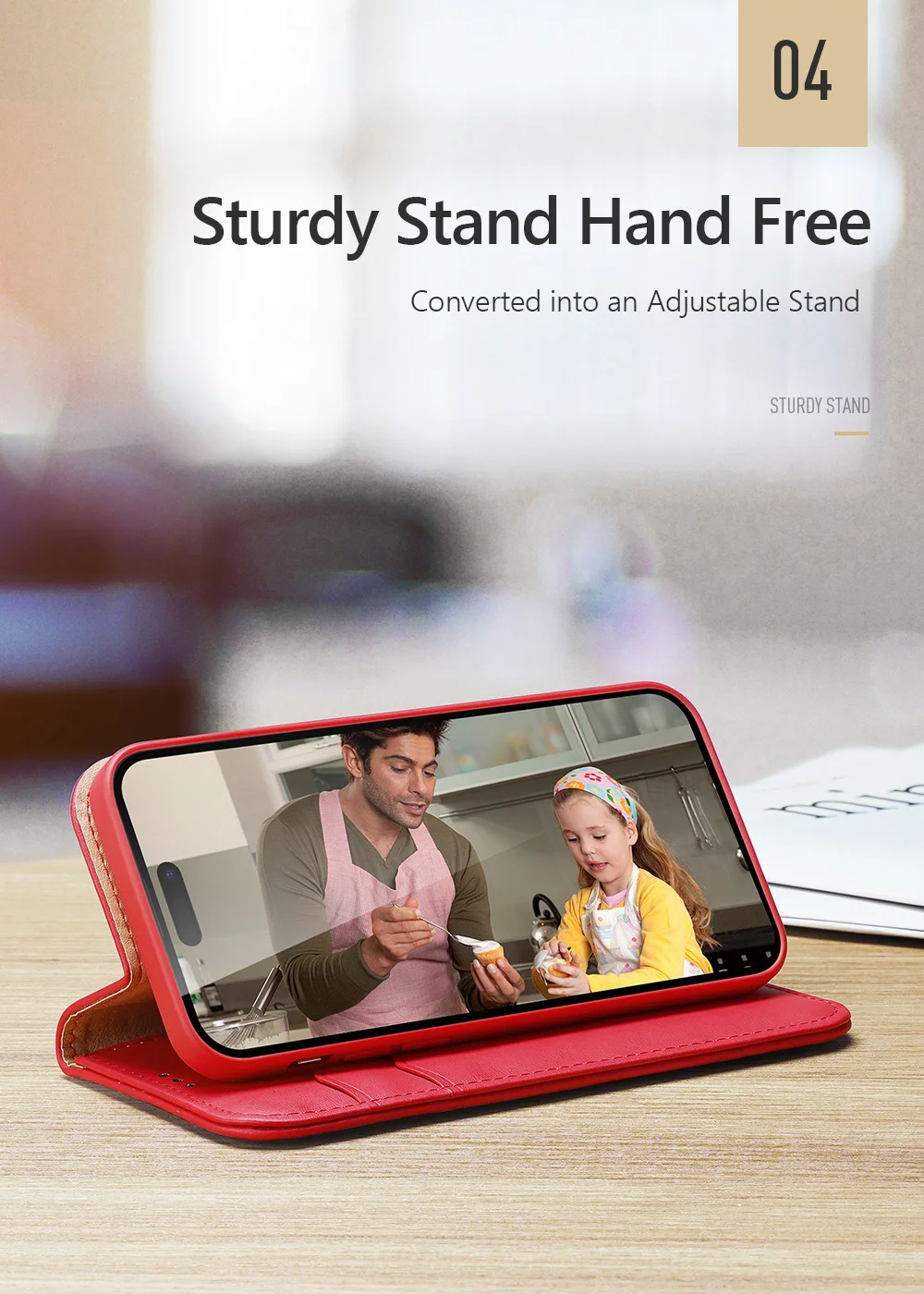 DUX DUCIS Hivo Series for iPhone 15 Pro Max RFID Blocking Wallet Case Cowhide Leather Stand Phone Cover - Black-Cellmalls