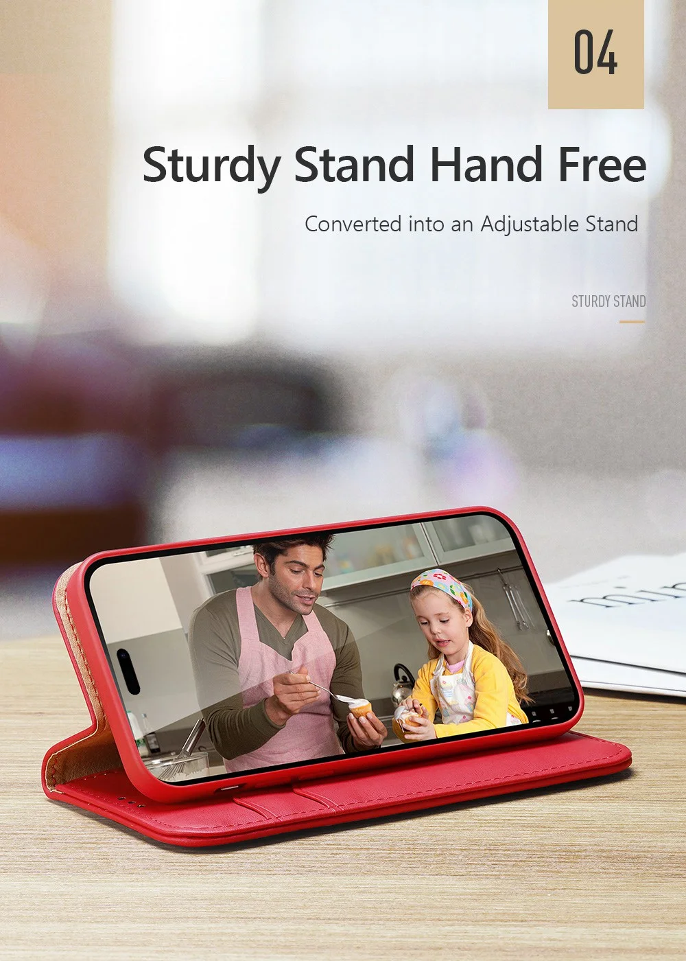 DUX DUCIS Hivo Series for iPhone 14 Pro Max Drop-proof Magnetic Closure Phone Case RFID Blocking Genuine Leather Folio Flip Wallet Cover Stand - Black-Cellmalls