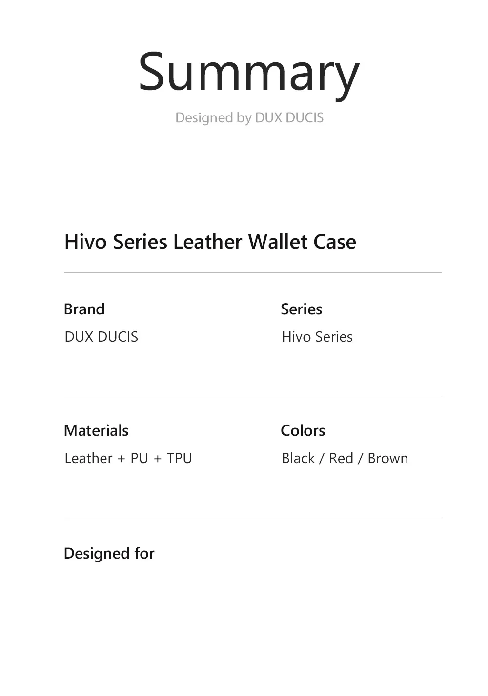 DUX DUCIS Hivo Series for iPhone 15 Pro Cowhide Leather Stand Phone Case RFID Blocking Wallet Phone Cover - Black-Cellmalls