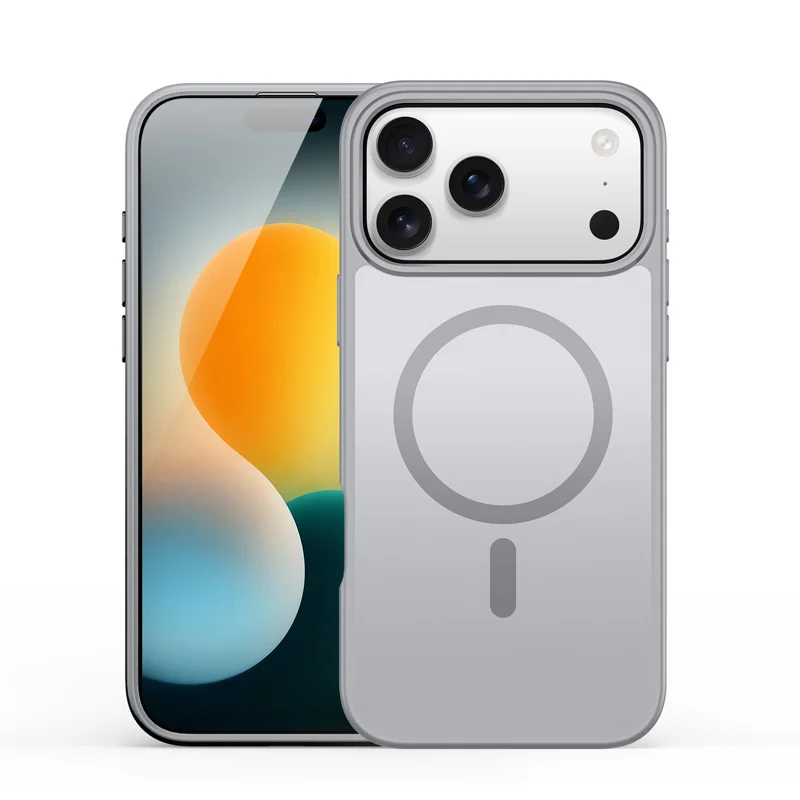 For iPhone 17 Pro Case DUX DUCIS Yind Series PC+TPU Phone Cover Compatible with MagSafe - Black-Cellmalls