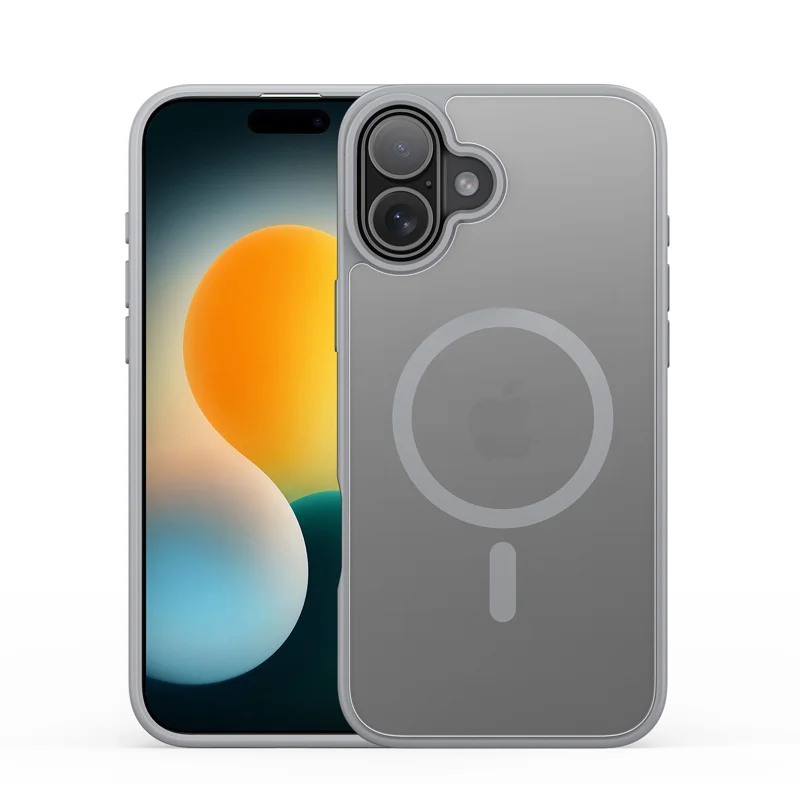 For iPhone 17 Case DUX DUCIS Yind Series PC+TPU Phone Cover Compatible with MagSafe - Black-Cellmalls