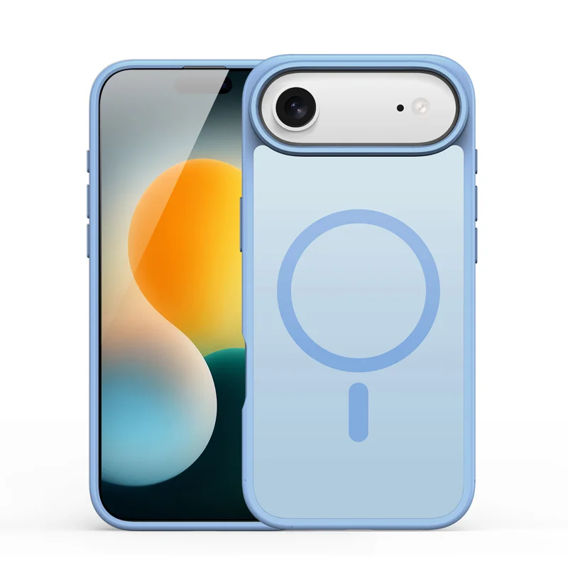 For iPhone 17 Air Case DUX DUCIS Yind Series PC+TPU Phone Cover Compatible with MagSafe - Black-Cellmalls