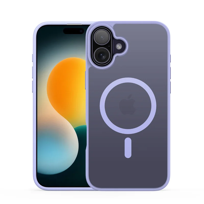 For iPhone 17 Case DUX DUCIS Yind Series PC+TPU Phone Cover Compatible with MagSafe - Black-Cellmalls