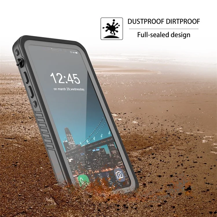 FS Series For iPhone 11 Waterproof Case Dustproof IP68 Underwater Full Body Sealed Clear Phone Cover-Cellmalls