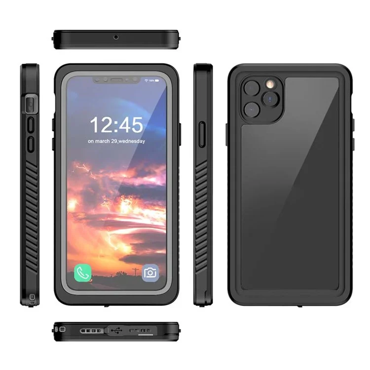 FS Series For iPhone 11 Pro Max Waterproof Phone Case IP68 Underwater 2m Dropproof Clear Cover-Cellmalls