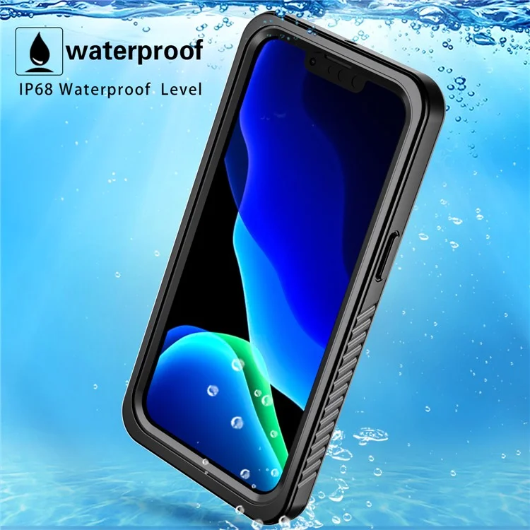 Fs Anti-Drop Series IP68 Light Slim Impact-Resistant Waterproof Clear Phone Case for iPhone 13 Pro 6.1 inch-Cellmalls