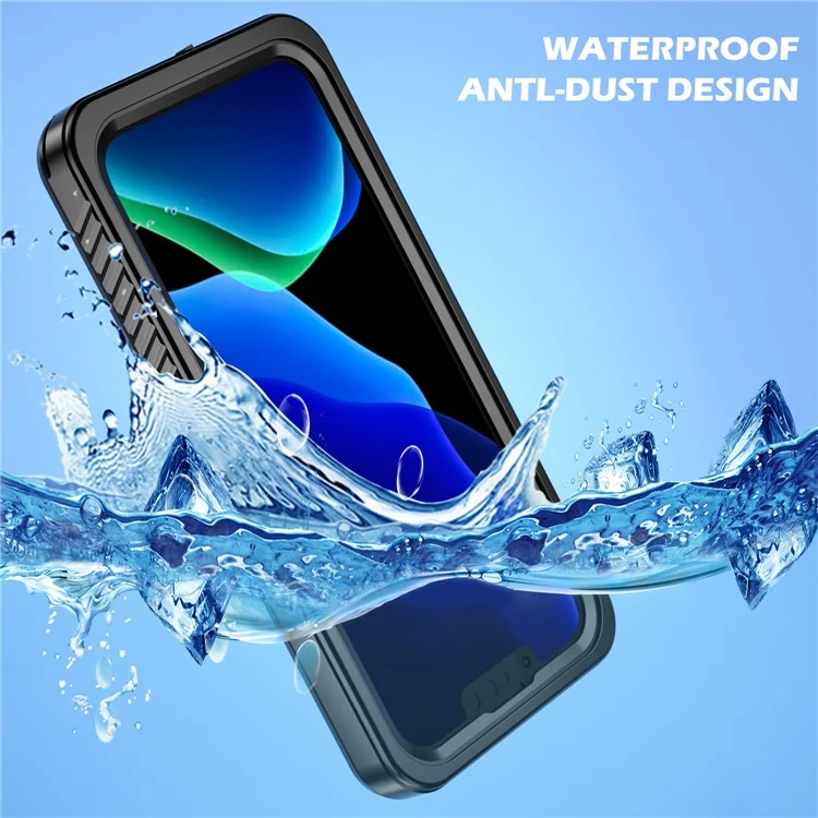 Fs Anti-Drop Series IP68 Light Slim Impact-Resistant Waterproof Clear Phone Case for iPhone 13 Pro 6.1 inch-Cellmalls