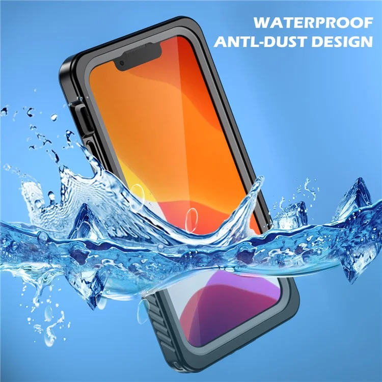 Fs Anti-Drop Series IP68 Lightweight Thin Waterproof Transparent Phone Case for iPhone 13 mini 5.4 inch-Cellmalls