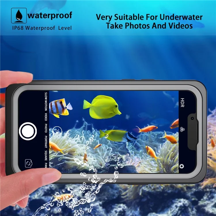 Fs Anti-Drop Series IP68 Lightweight Thin Waterproof Transparent Phone Case for iPhone 13 mini 5.4 inch-Cellmalls
