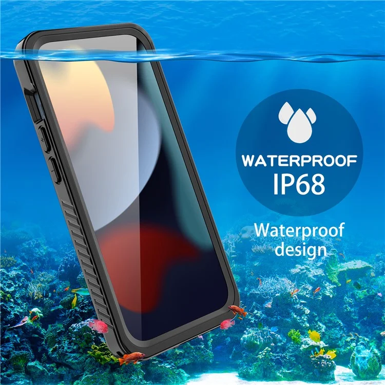 FS Series For iPhone 15 Pro IP68 Waterproof Drop-proof Phone Case Clear Back Diving Swimming Cover-Cellmalls