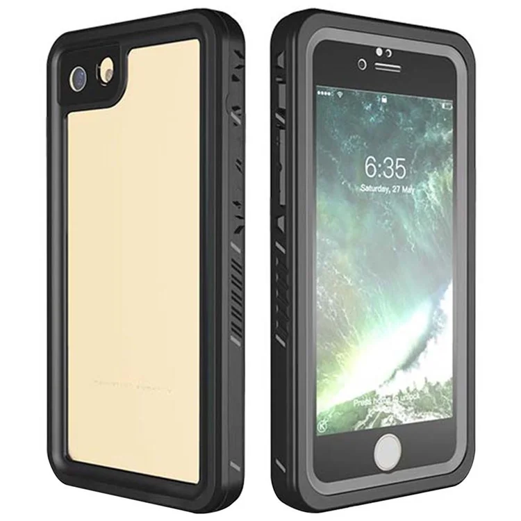 FS Series IP68 Waterproof Case for iPhone 7 / 8 / SE (2020) / SE (2022) , Clear Back Full Body Protective Phone Cover-Cellmalls