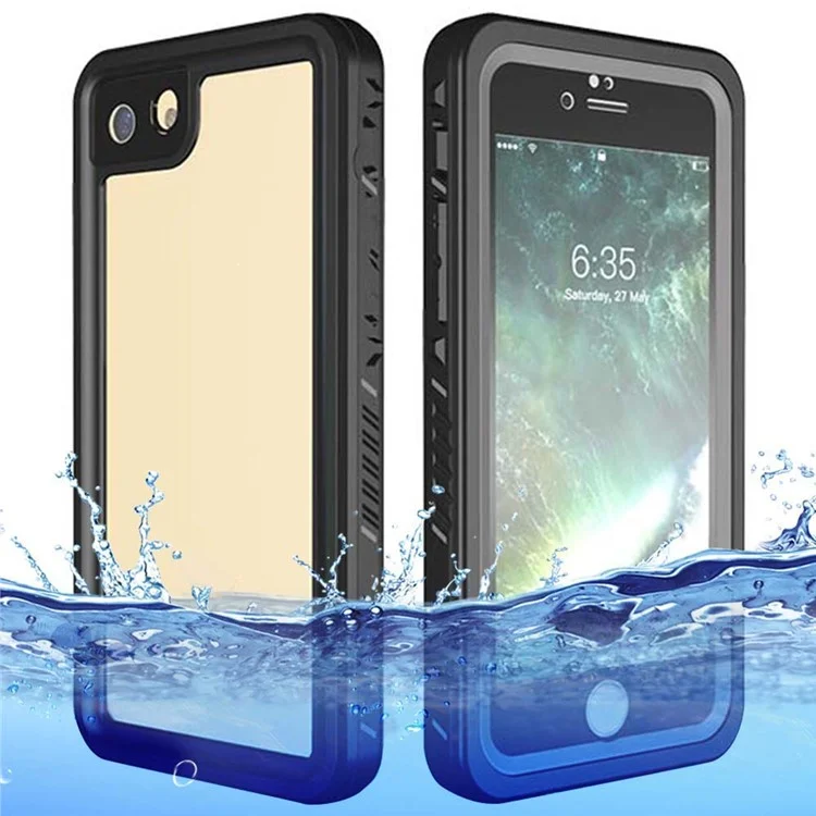 FS Series IP68 Waterproof Case for iPhone 7 / 8 / SE (2020) / SE (2022) , Clear Back Full Body Protective Phone Cover-Cellmalls