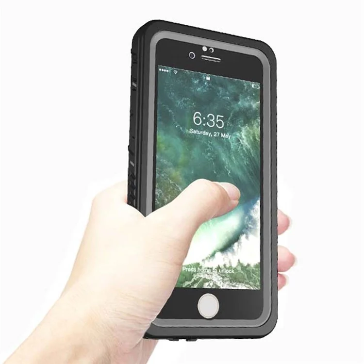 FS Series IP68 Waterproof Case for iPhone 7 / 8 / SE (2020) / SE (2022) , Clear Back Full Body Protective Phone Cover-Cellmalls