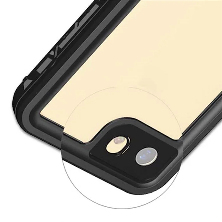 FS Series IP68 Waterproof Case for iPhone 7 / 8 / SE (2020) / SE (2022) , Clear Back Full Body Protective Phone Cover-Cellmalls