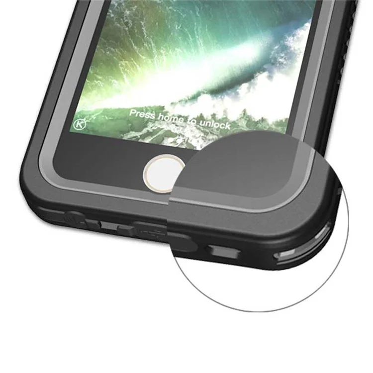 FS Series IP68 Waterproof Case for iPhone 7 / 8 / SE (2020) / SE (2022) , Clear Back Full Body Protective Phone Cover-Cellmalls