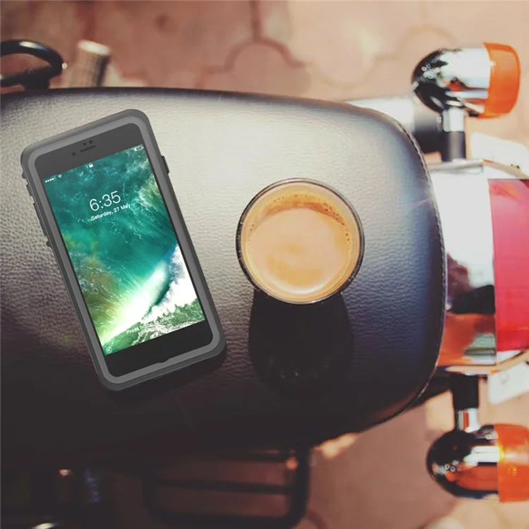 FS Series IP68 Waterproof Case for iPhone 7 / 8 / SE (2020) / SE (2022) , Clear Back Full Body Protective Phone Cover-Cellmalls