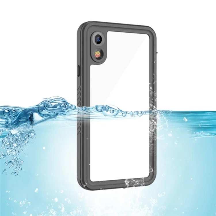 FS Series For iPhone XR Waterproof Phone Case Shockproof Underwater IP68 Clear Cover Case with Screen Protector-Cellmalls