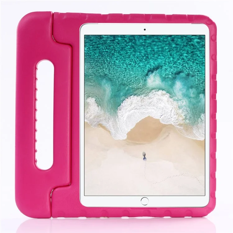 EVA Case for iPad 10.2 (2021) / (2020) / (2019) / Air 10.5 inch (2019) / Pro 10.5 inch (2017) Shockproof Kids Safe Handle Kickstand Cover - Rose-Cellmalls