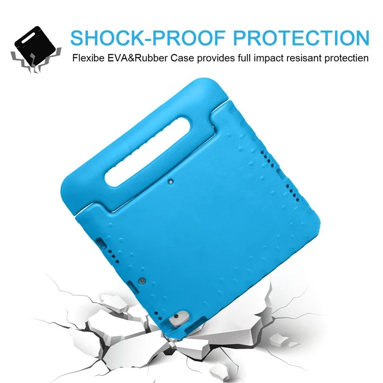 Drop-proof Kids Safe EVA Foam Case with Kickstand for iPad Pro 11-inch (2018) - Blue-Cellmalls