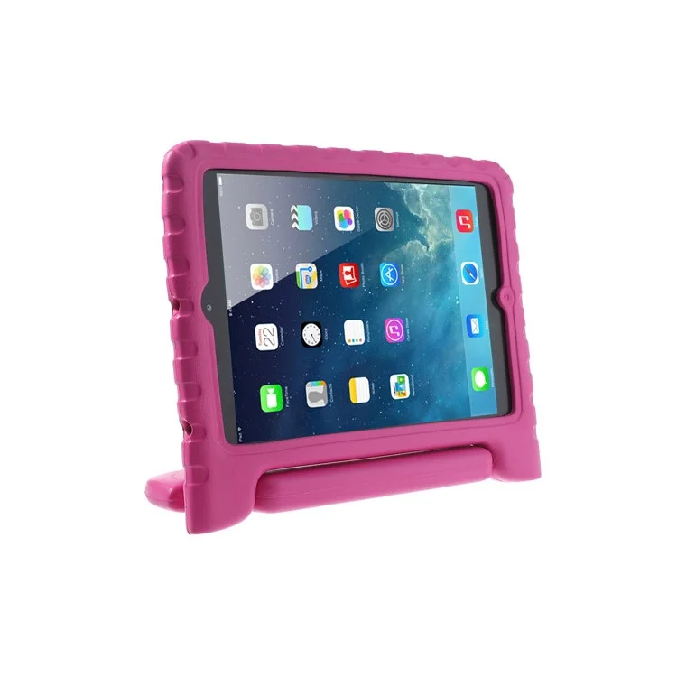 Hand-Held Kids Non-Toxic EVA Foam Protective Stand Tablet Case for iPad Mini 1 2 3 - Rose-Cellmalls