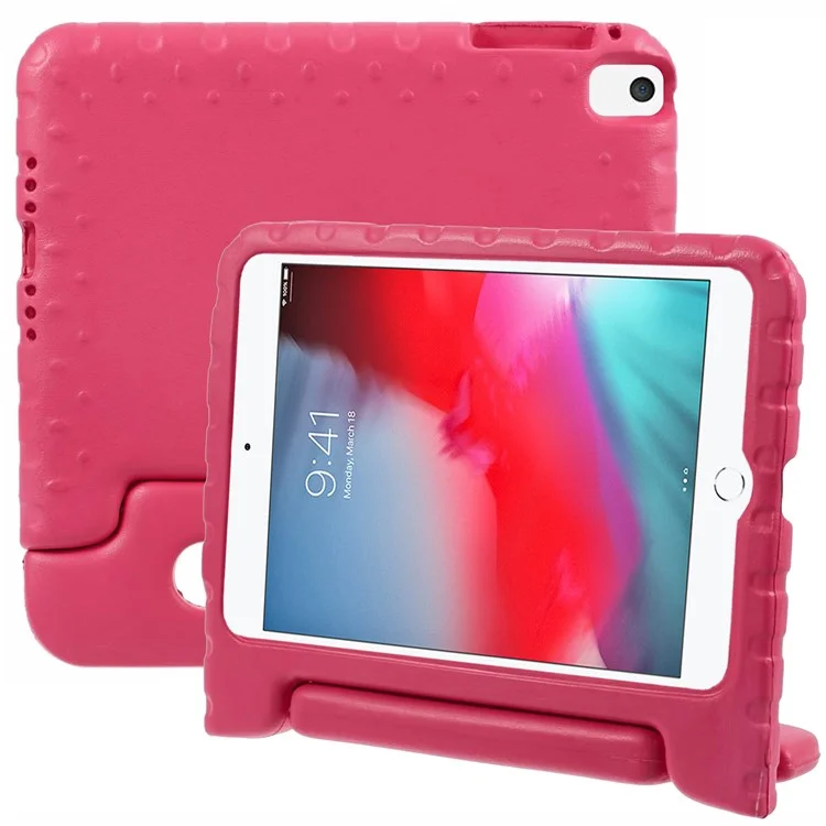 Portable Kids EVA Foam Protective Cover with Handle & Stand for iPad Mini - Black-Cellmalls