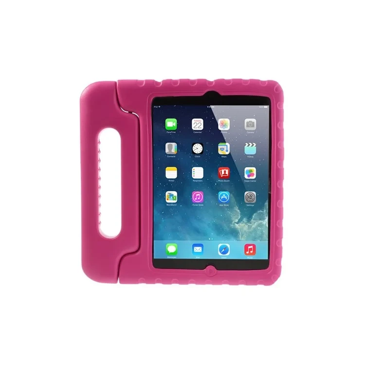 Hand-Held Kids Non-Toxic EVA Foam Protective Stand Tablet Case for iPad Mini 1 2 3 - Rose-Cellmalls