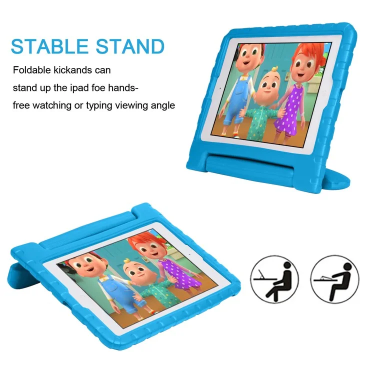 Drop-proof Kids Safe EVA Foam Case with Kickstand for iPad Pro 11-inch (2018) - Blue-Cellmalls