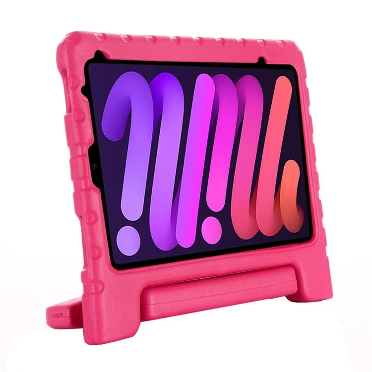 Shockproof Kickstand EVA Protective Tablet Case Cover for iPad mini (2024) / mini (2021) - Black-Cellmalls