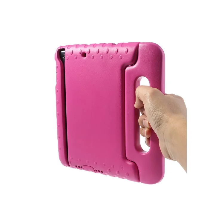 Hand-Held Kids Non-Toxic EVA Foam Protective Stand Tablet Case for iPad Mini 1 2 3 - Rose-Cellmalls