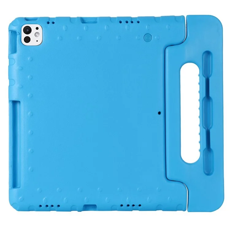 For iPad Pro 11 (2024) Tablet Case Hand Grip Kickstand EVA Protective Cover - Black-Cellmalls