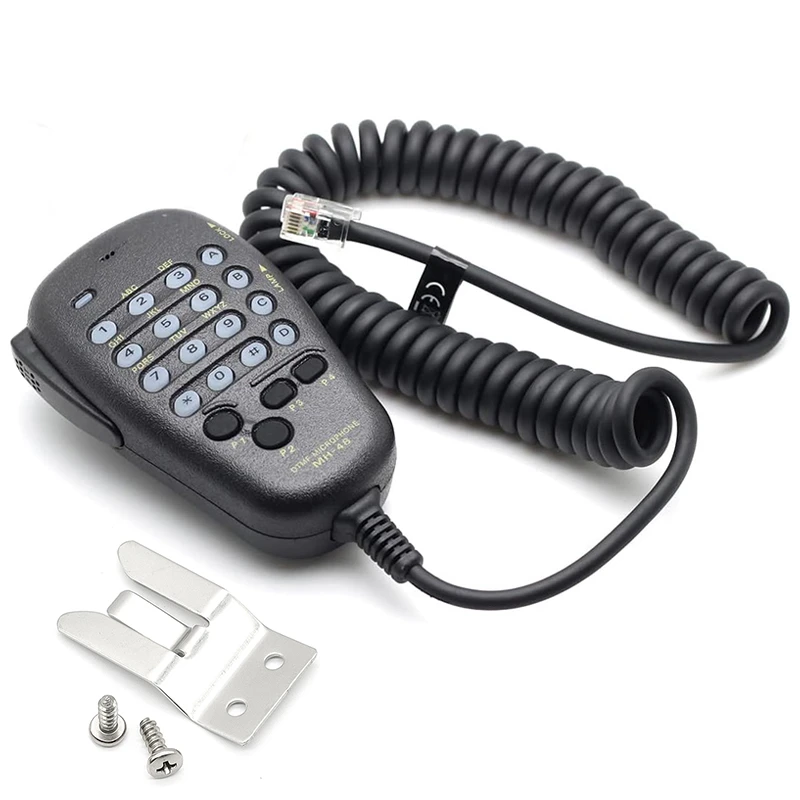 MH-48A6J 6 Pin DTMF Microphone For Yaesu FTM-100DR FT-7900R FT-8900R FT-7800R FT-2800 FT-2800M FT-2900 FT-2900R FT-1900R FT-1500M FT-100 FT-100D FT-100R FTM-100DR/DE Radios MH-48