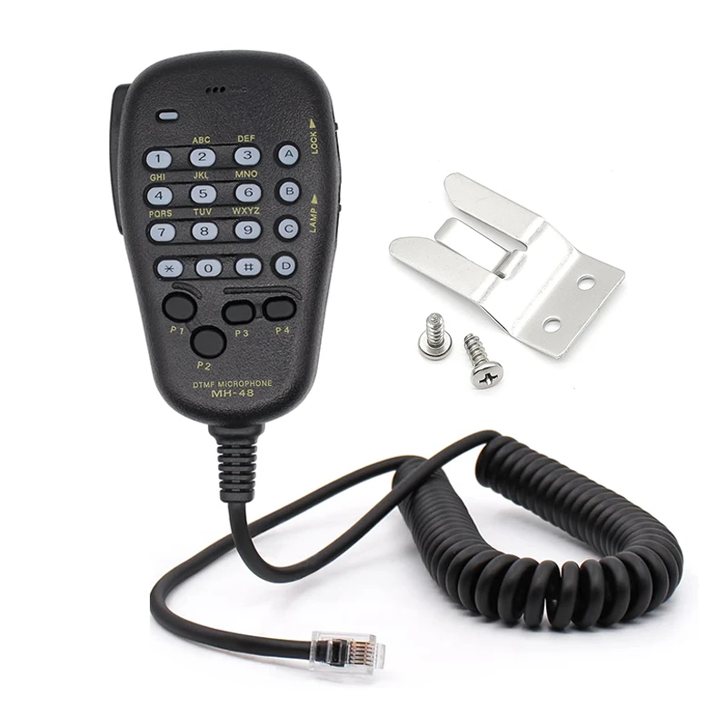 MH-48A6J 6 Pin DTMF Microphone For Yaesu FTM-100DR FT-7900R FT-8900R FT-7800R FT-2800 FT-2800M FT-2900 FT-2900R FT-1900R FT-1500M FT-100 FT-100D FT-100R FTM-100DR/DE Radios MH-48