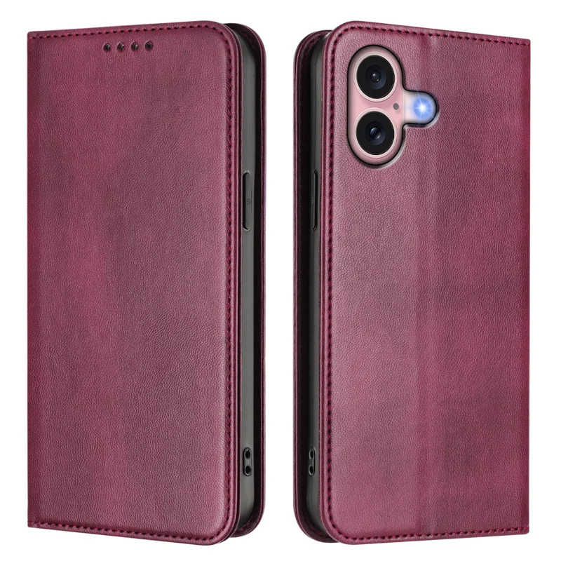 For iPhone 16 Wallet Cases Retro Texture RFID Blocking Leather Phone Cover - Mint Green-Cellmalls