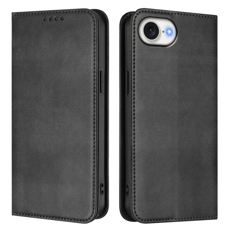 For iPhone 16e Wallet Cases Retro Texture RFID Blocking Leather Phone Cover - Mint Green-Cellmalls