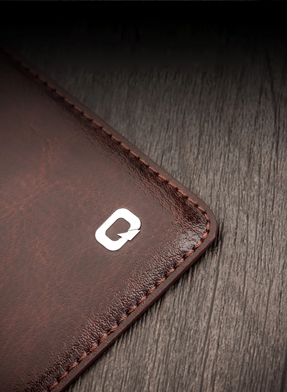 QIALINO Genuine Cowhide Leather Phone Case for iPhone XR 6.1 inch, Full Protection Folio Flip Wallet Mobile Cover - Black-Cellmalls