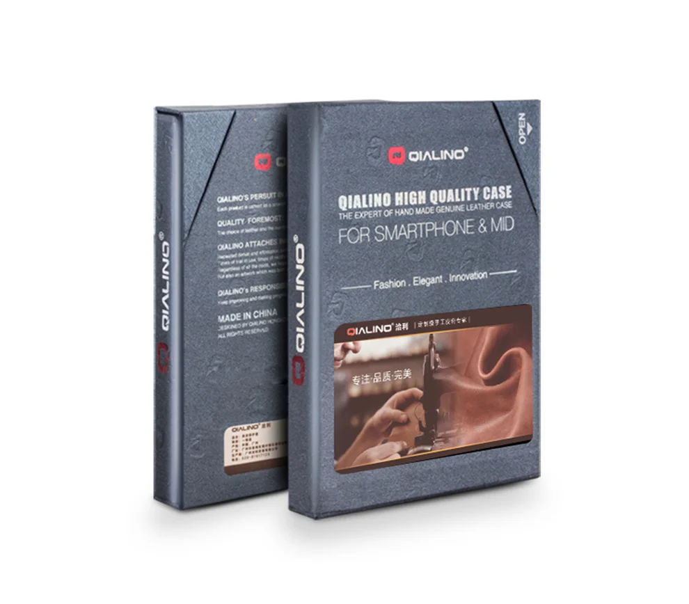 QIALINO Genuine Cowhide Leather Phone Case for iPhone XR 6.1 inch, Full Protection Folio Flip Wallet Mobile Cover - Black-Cellmalls