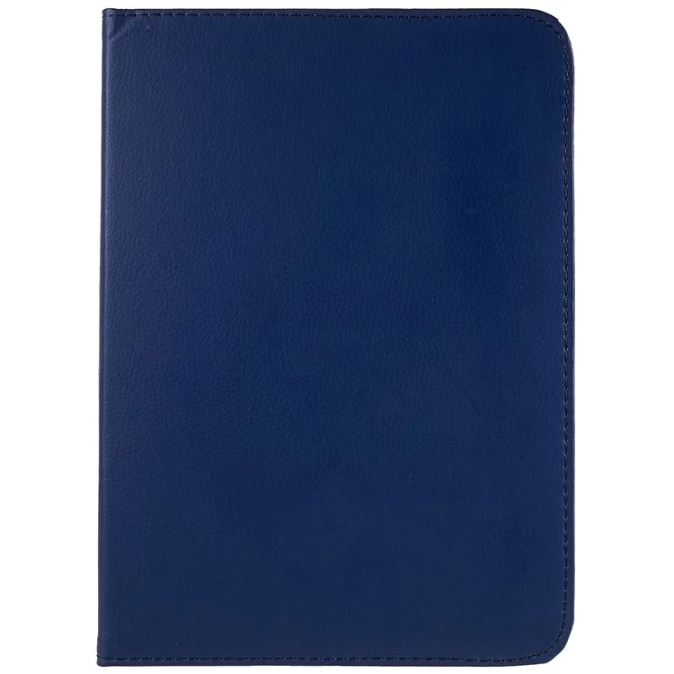For iPad (2025) / 10.9 (2022) Protective Case Rotary Stand PU Leather Anti-Drop Tablet Cover with Elastic Band - Dark Blue-Cellmalls
