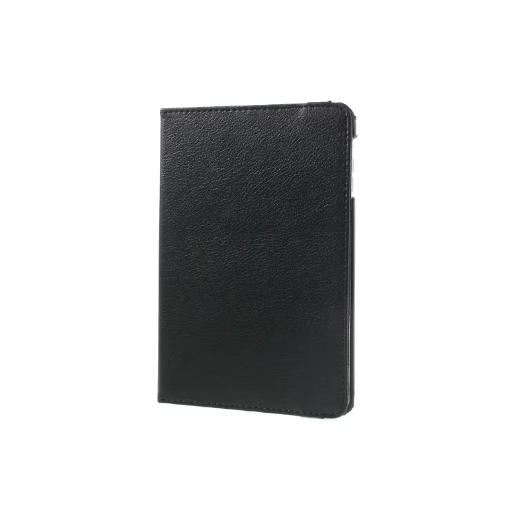 360 Rotary Stand for iPad mini / iPad mini 2 Smart Lychee Leather Case - Black-Cellmalls
