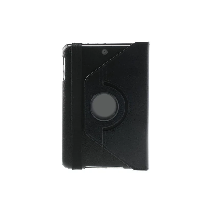 360 Rotary Stand for iPad mini / iPad mini 2 Smart Lychee Leather Case - Black-Cellmalls