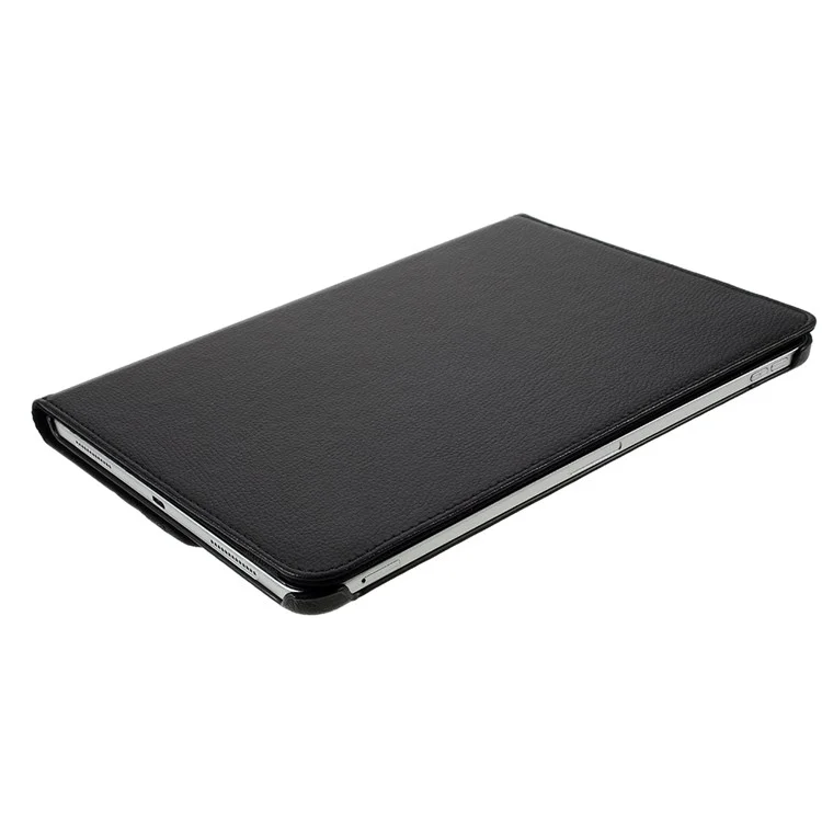 For iPad Pro 11 (2024) Case Rotating Stand PU Leather Protective Cover - Black-Cellmalls