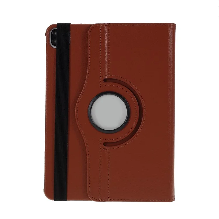 Litchi Skin Stand Cover for iPad Air 11 (2025) / (2024) / Air (2020) (2022) / Pro 11 (2022) (2021) (2020) (2018)  - Black-Cellmalls