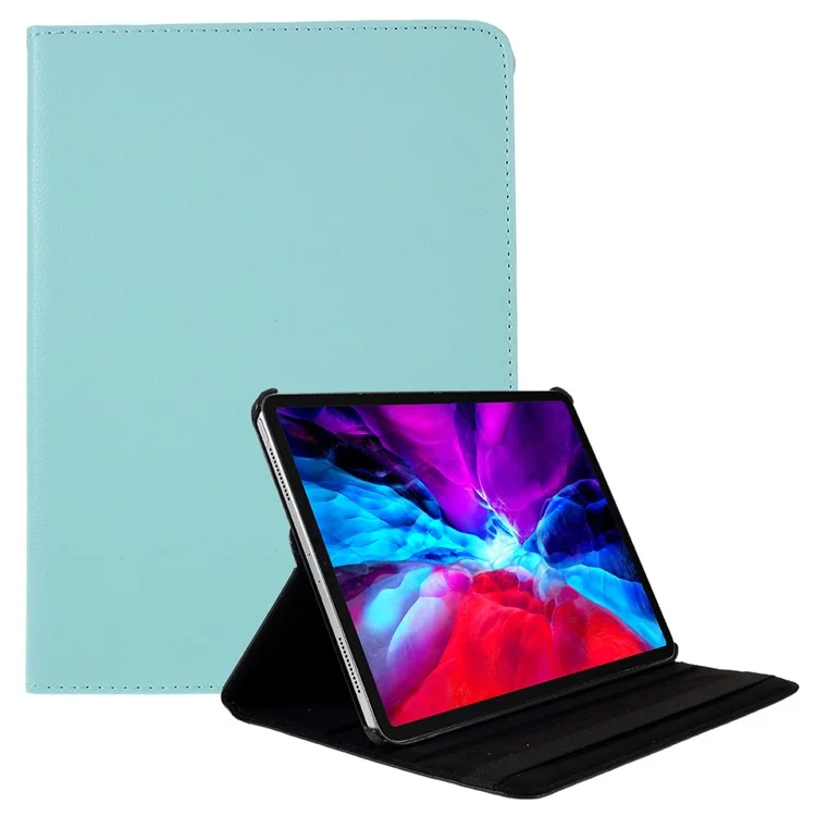 360 Rotating Stand Leather Tablet Case Protector for iPad Air 13 (2025) / (2024) / Pro 12.9 (2022) / (2021) / (2020) / (2018) - Black-Cellmalls
