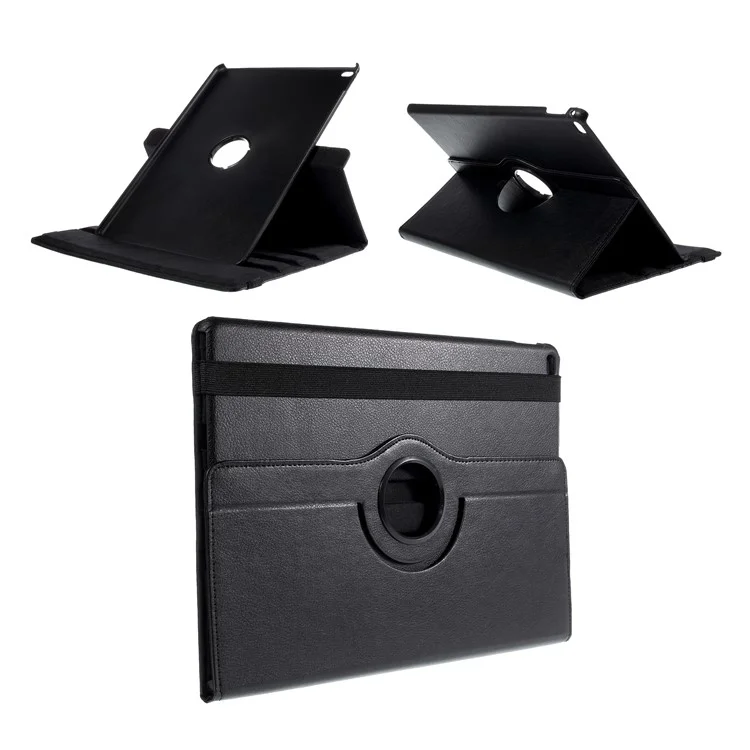 360 Rotation Smart Leather Tablet Case for iPad Pro 12.9 inch (2015) - Black-Cellmalls