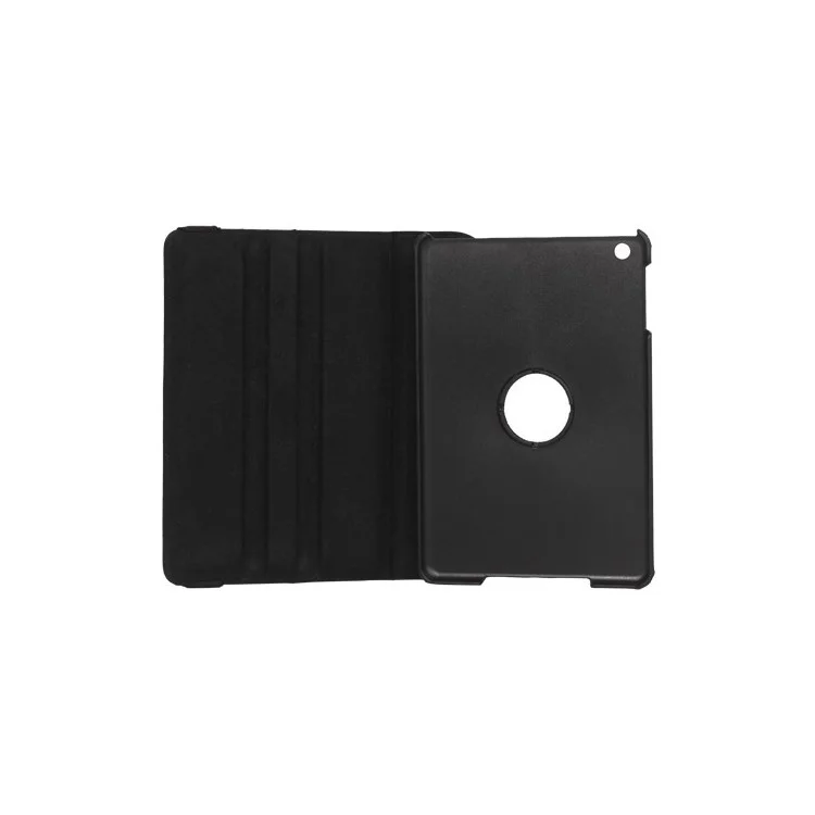 360 Degree Rotary Leather Case with Elastic Strap for iPad Mini - Black-Cellmalls