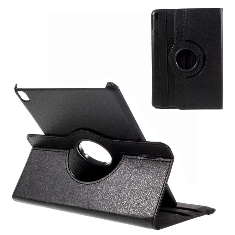 360-degree Rotary Stand Litchi Leather Cover for iPad Pro 9.7 inch - Black-Cellmalls