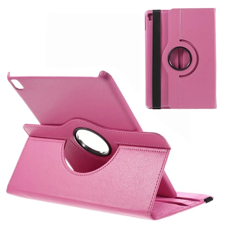 360-degree Rotary Stand Litchi Leather Cover for iPad Pro 9.7 inch - Black-Cellmalls