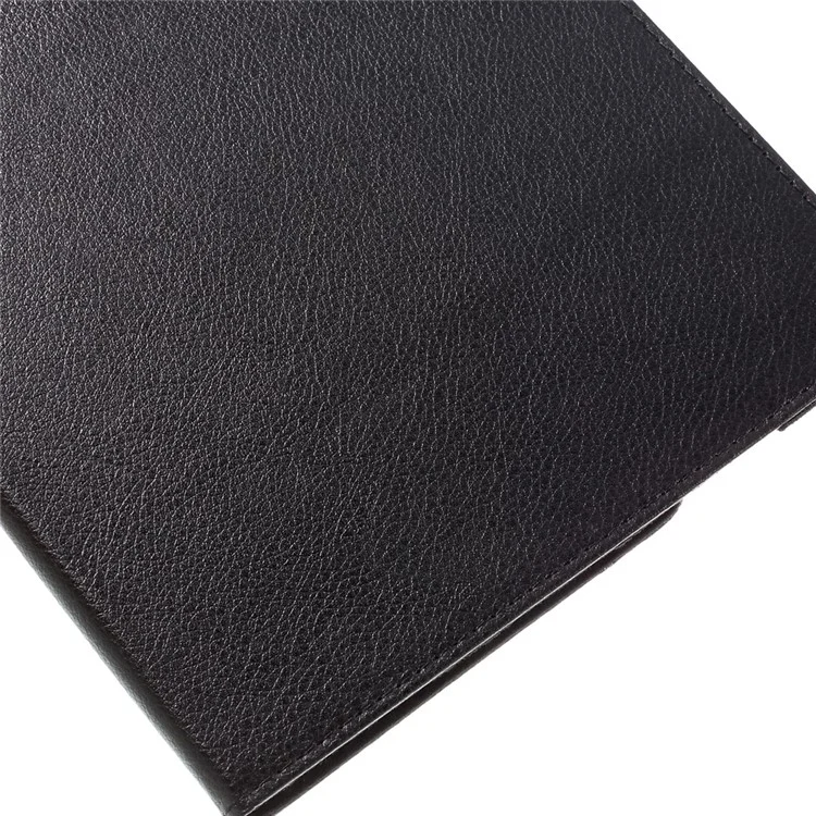 360-degree Rotary Stand Litchi Leather Cover for iPad Pro 9.7 inch - Black-Cellmalls