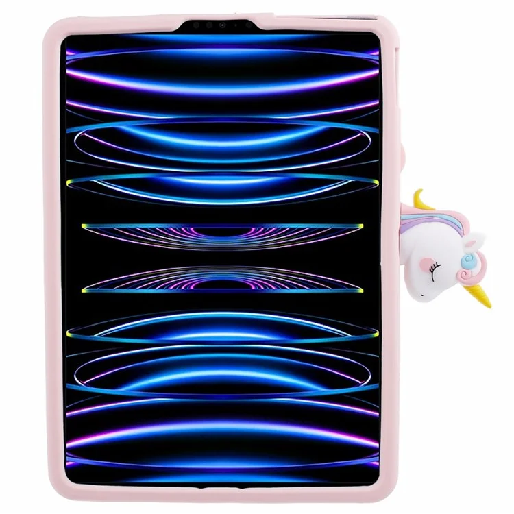 For iPad Air 11 (2025) / (2024) / Air (2020) / (2022) / Pro 11 (2024) / (2020) / (2021) / (2022) Kickstand Case Horse Anti-Drop Tablet Cover-Cellmalls