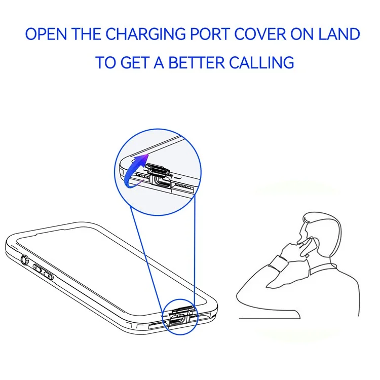 SHELLBOX M Series For iPhone 16 IP68 Waterproof Case Metal Diving Phone Cover Compatible with MagSafe - Black-Cellmalls