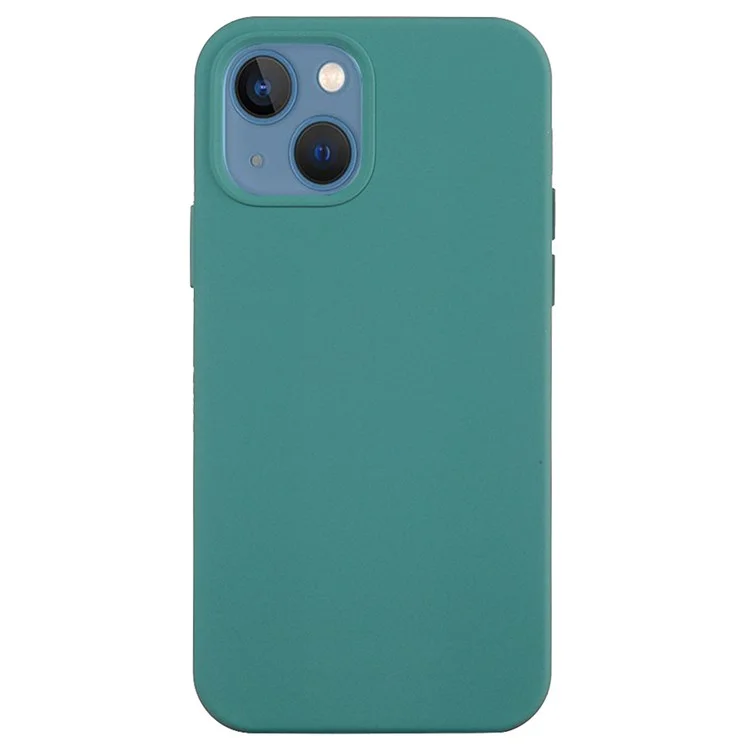 For iPhone 14 6.1 inch Silicone Phone Case Full Body Protetion Anti-Scratch Cell Phone Cover - Mint Green-Cellmalls